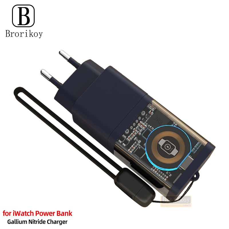 Wireless Portable Charger Power Bank 20W Fast Charging PD Type-C Battery Pack Magnetic Power Bank For Apple iWatch 8 7 6 Charger