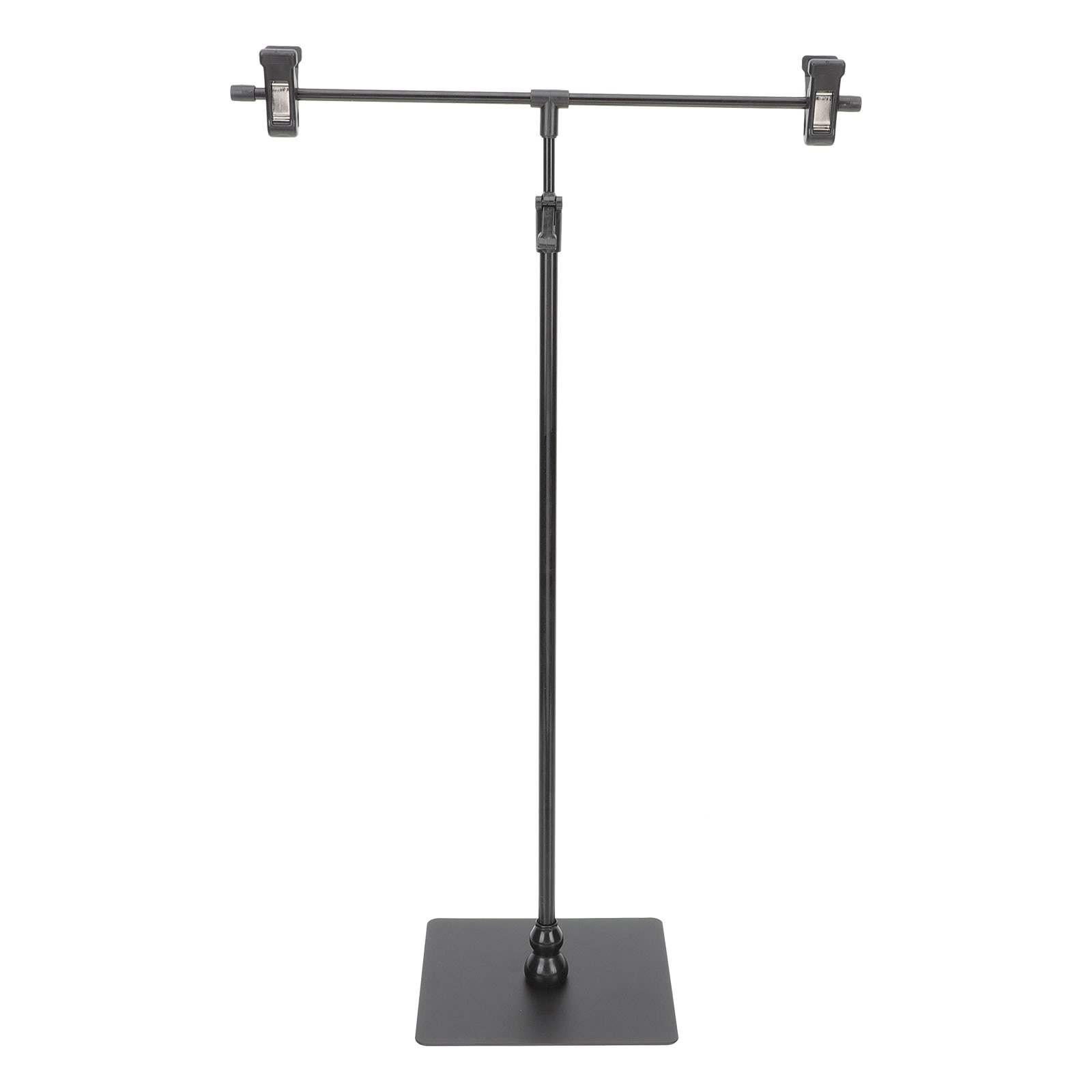 Advertising Display Stand T-shaped Metal Posters Heavy Showing Clip Stainless Steel Height Adjustable