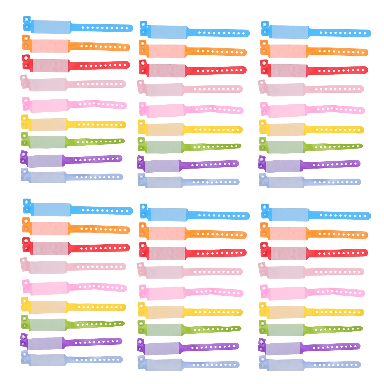 Writable Bracelet Waterproof Kids PVC Identification Cartoon Wristband Anti-lost