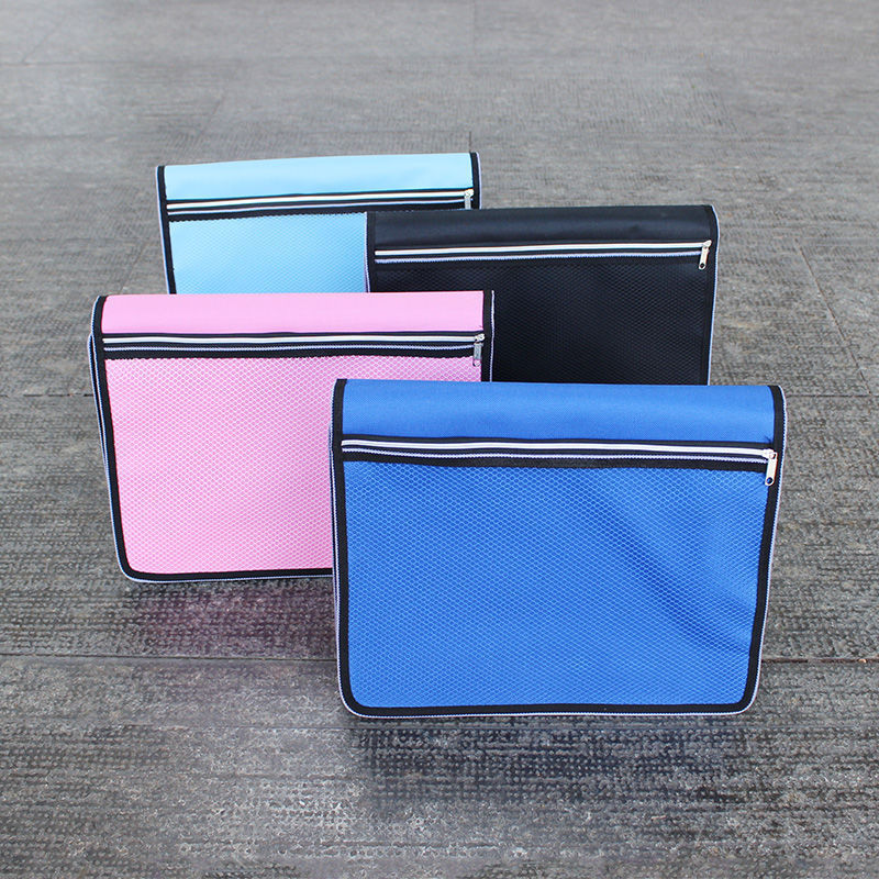 Small Fresh Multilayer A4 Organ Clip Oxford Cloth File Package Student Exam Paper Storage Package Invoice Document Clip For Publ