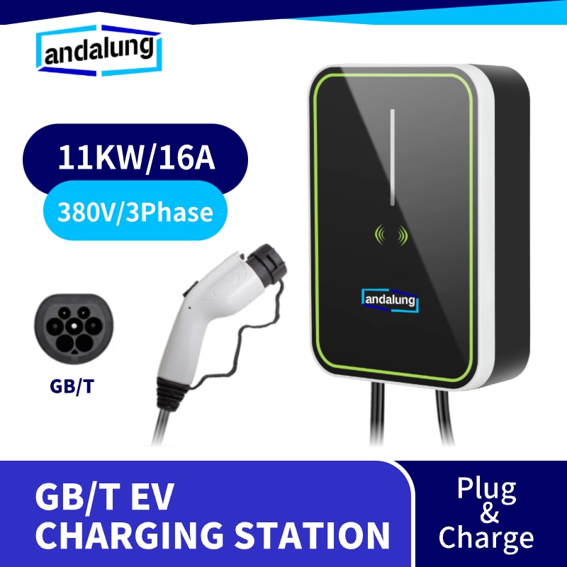 Andalung Electric Car Ac To Ev 11kw 3 Phase Charging Family Power Station Type 2 GB/THome Charger