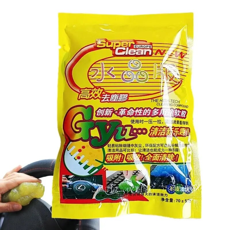 Car Interior Cleaning Gel Auto Detailing Tools Cleaning Putty Gel Car Sticky Gel Keyboard Cleaner Universal Car Accessories