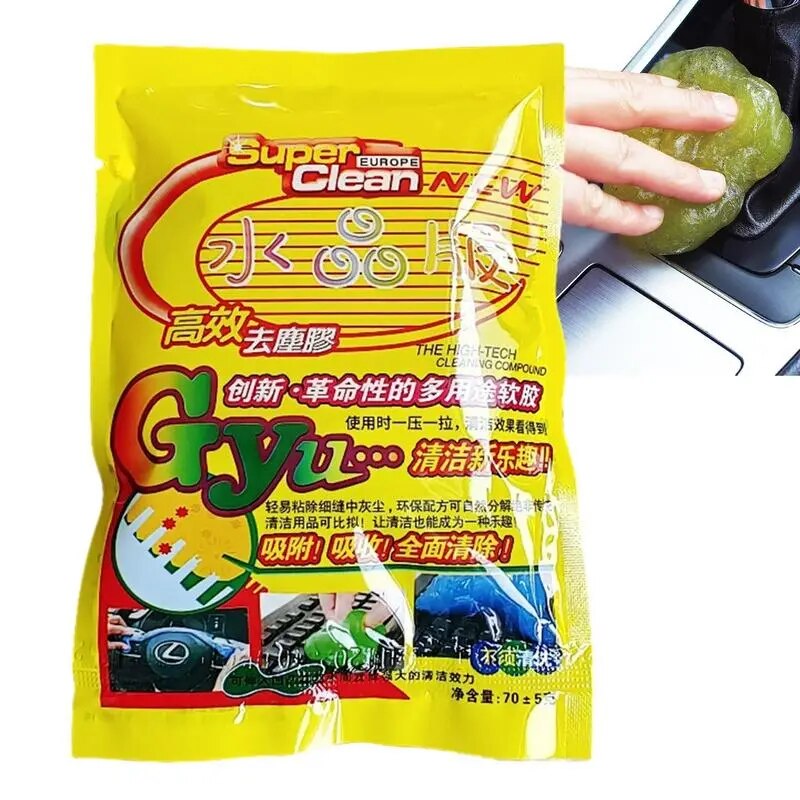 Car Interior Cleaning Gel Automotive Car Crevice Cleaner Keyboard Cleaner Cleaning Putty Car Sticky Gel Keyboard Cleaner
