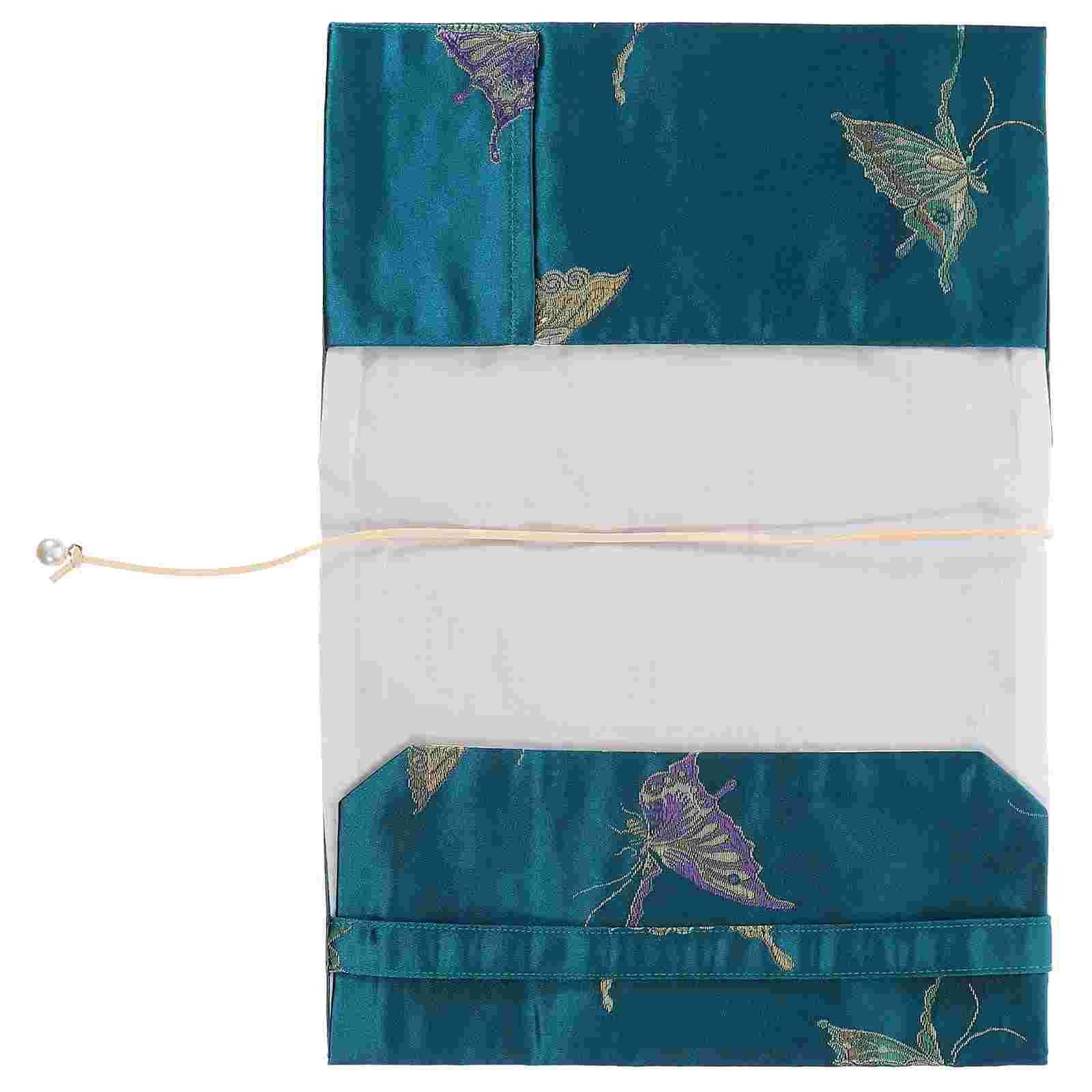 Hand-made Cloth Book Functional Protective Adjustable Book Ornamental Book Protector