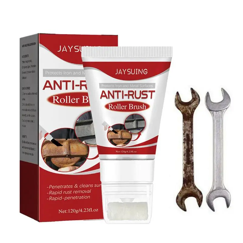 Rust Remover For Metal Rust Converter Weather-Resistant Roller Brush Primer For Refurbishment Cars Doors Radiators Railings