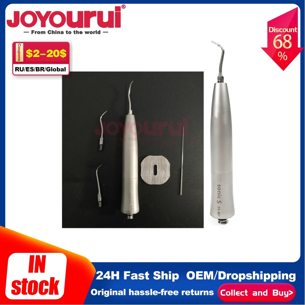 Dental ultrasound Air Scaler Handpiece 2/4Holes Sonic S Ultrasonic Cleaner Air Scaling Cleaning Teeth Tools Dentistry Product