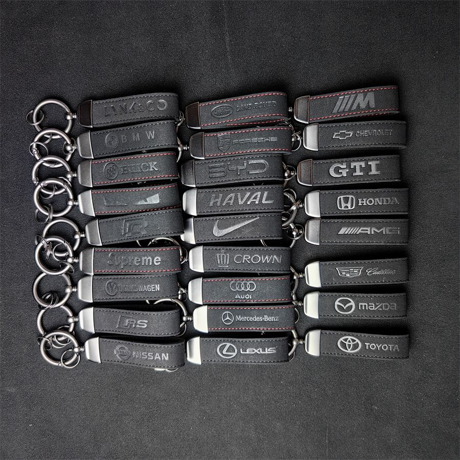 General Motors Car Key Chain Mercedes-Benz BMW Audi RS Porsche Volkswagen Toyota Honda Nissan Ford Simple Men Womencustom Made