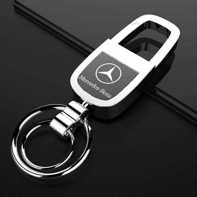 GM Porsche Benz BMW Audi Volkswagen Buick Honda Toyota Key Chain Waist Pendant Car Key Chain Ford Aluminum Alloy Key Pouch
