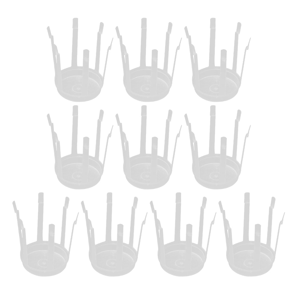 10 Pcs Packaging Material Plastic Bridal Bouquetation Base Stabilizer Fixed White Stand Bride