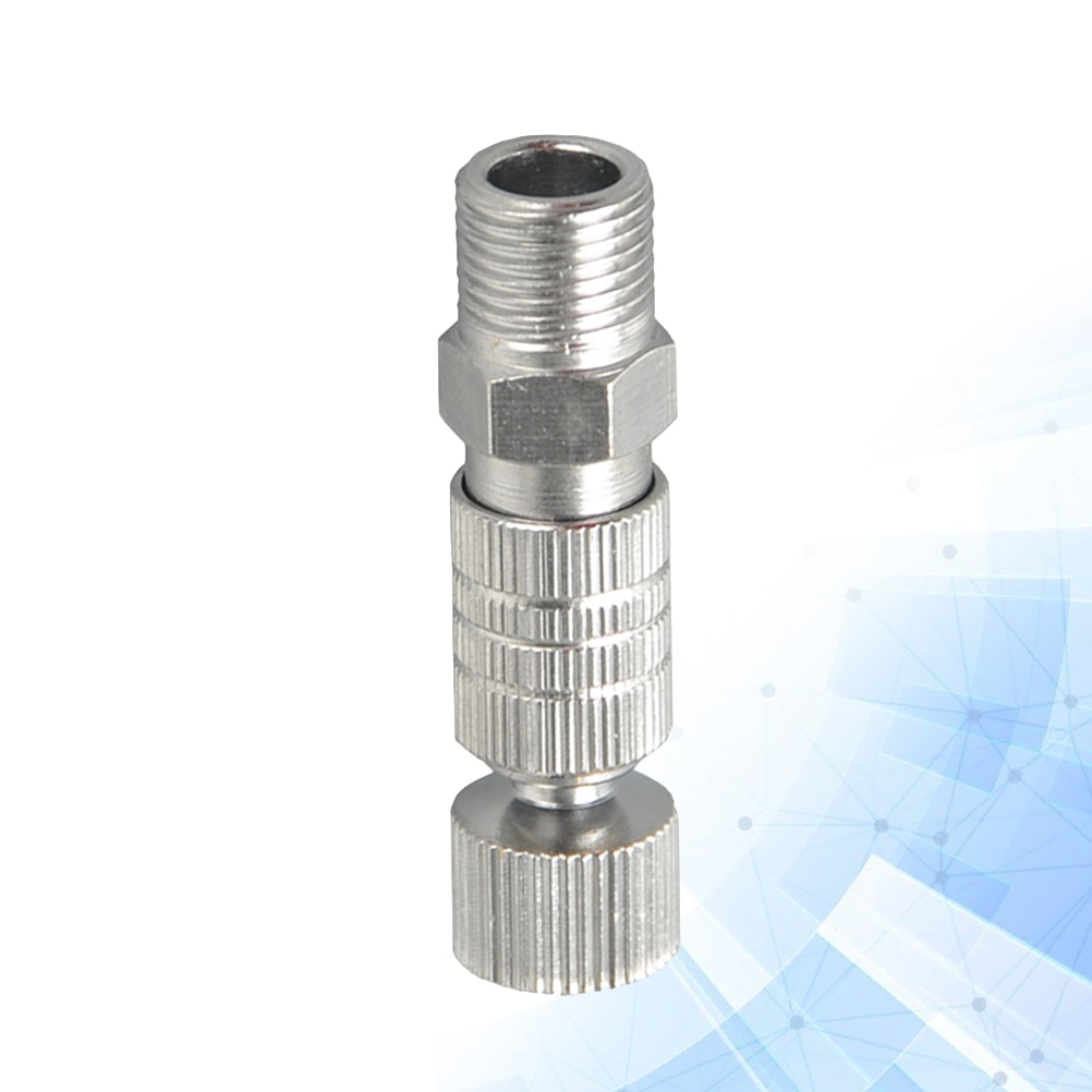 Quick Release Air Spray Coupler Self-lock Air Hose Connector Release Adapter (Silver)