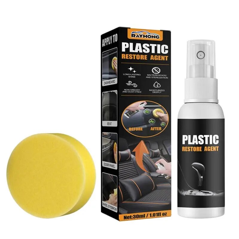 Car Refurbished Cleaning Agent Plastics Parts Retreading Agent Auto & Leather Renovated Coating Paste Maintenance Agent With