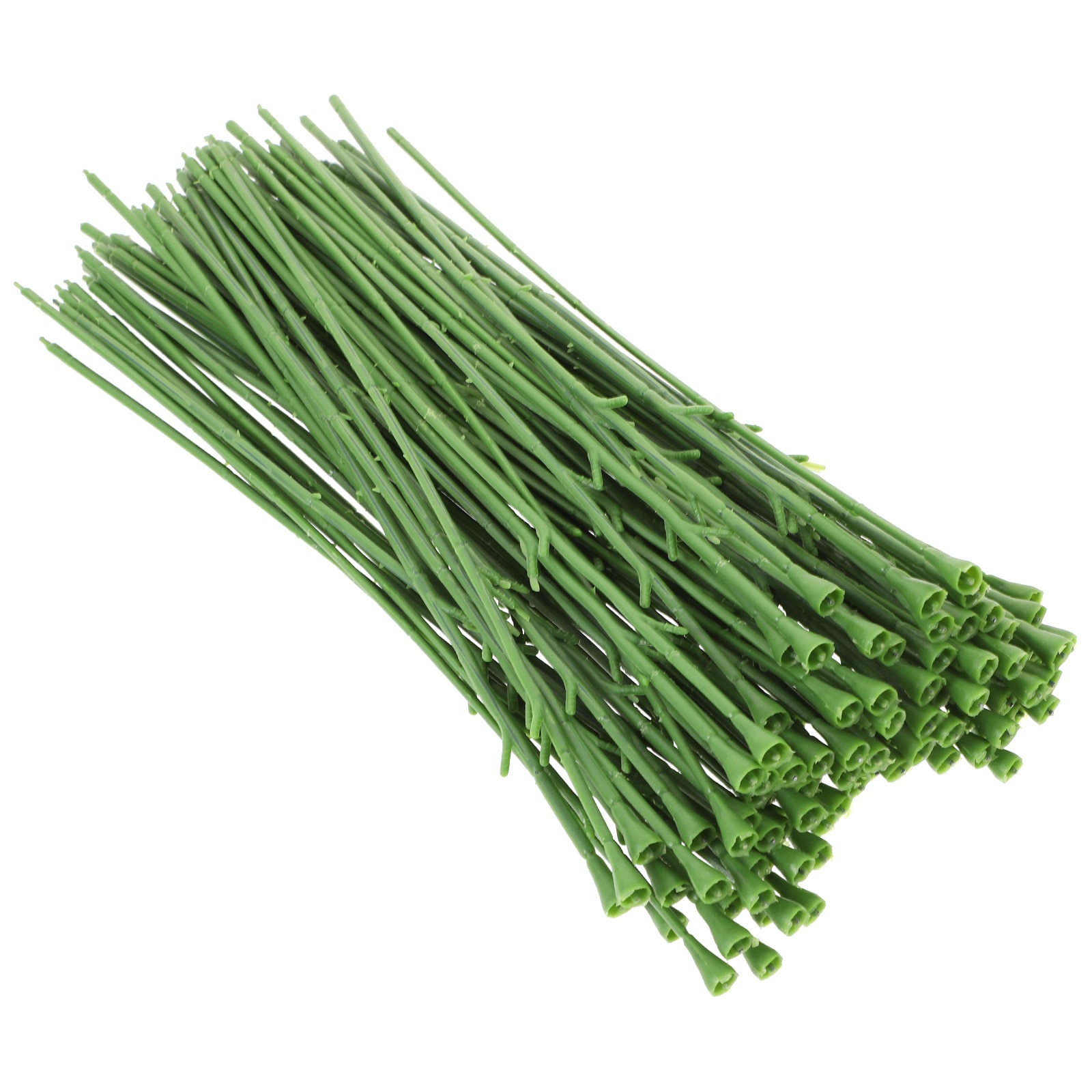 100Pcs Diy Making Flower Rod Simulation Flower Stem Artificial Flower Head Handmade Artificial Green Flower Stem DIY
