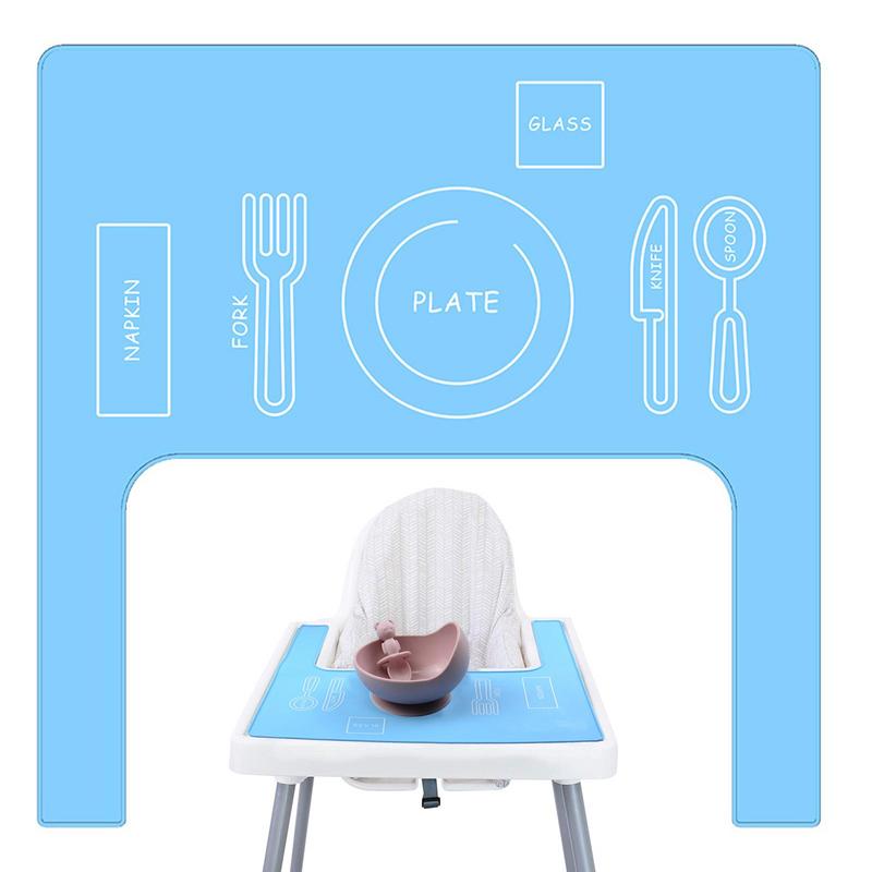 Silicone Placemat For Baby Anti-slip Mat For High Chairs Finger Foods Placemats For Toddlers And Babies Easy To Clean Food-safe