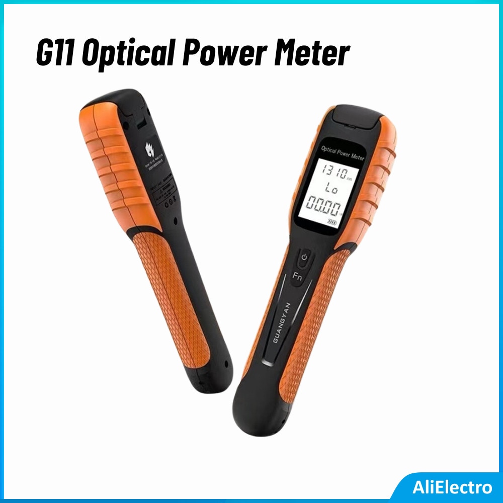 G11 Optical Power Meter FC/SC/ST Universal Port New High Precision Rechargeable Battery Fiber Optic Power Meter