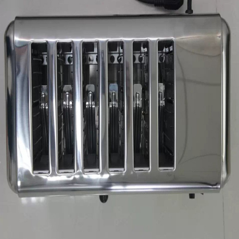 Toaster Commercial Sandwich Maker Bread Heating Machine Stainless Steel Electric Household Automatic Baking Breakfast Pancake