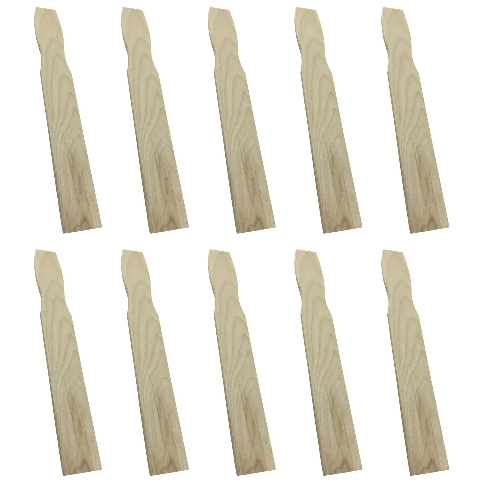 10pcs Resin Paint Sticks Library Markers Practical Hardwood Stirrers Art Craft Measuring Scale Silicone For Mixing Durable Epoxy