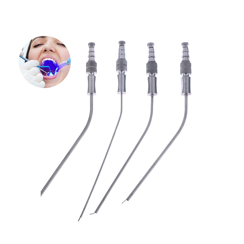 2/3/4/5mm Multiple Specifications Dentistry Stainless Steel Weak Straw Implants Sucker Pipettes Dental Surgery Tools Oral Cavity