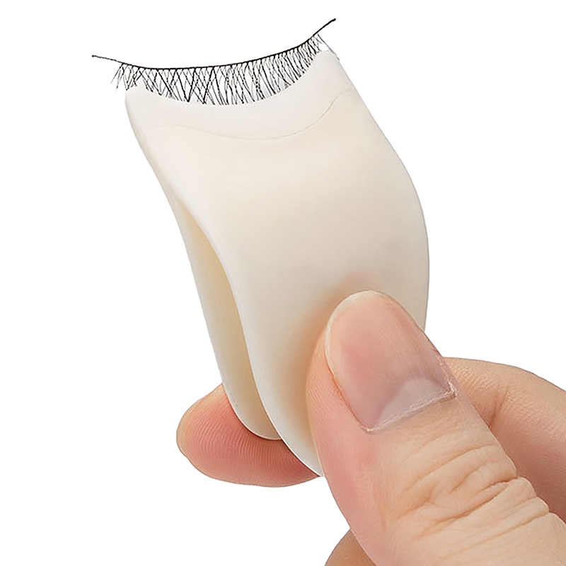 1PC False Eyelashes Clip Portable Plastic Eyelash Applicator Tweezers Eye Lashes Curler Eye Makeup Cosmetic Tools