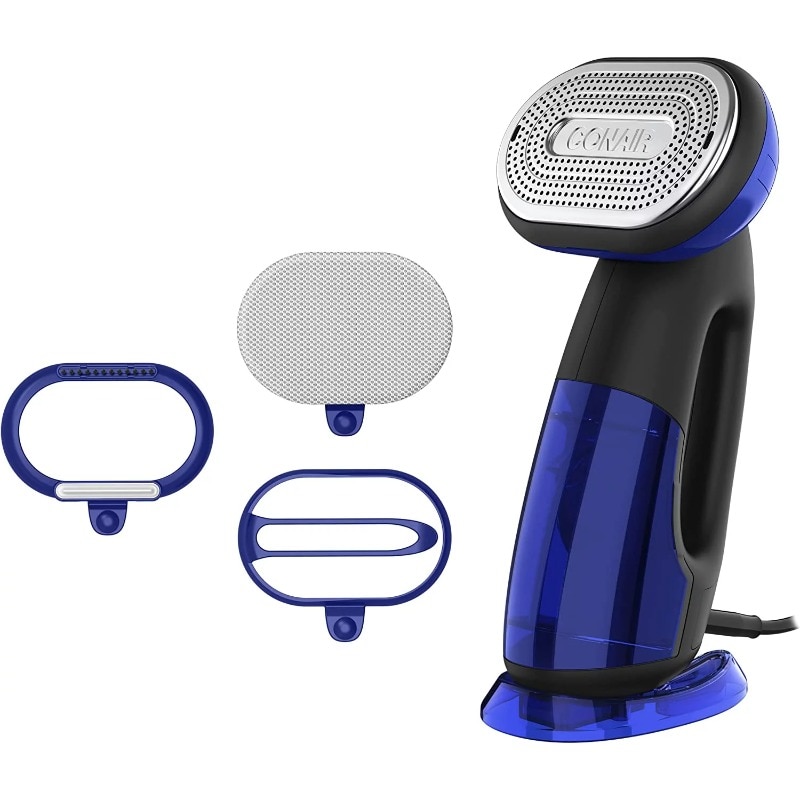 2-in-1 Hand Held Steamer and Iron for Clothes, Turbo ExtremeSteam 1875W Garment Steamer and Clothing Iron GS108