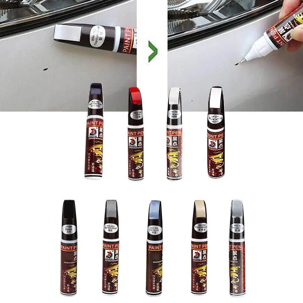 A Selling Hot Car Paint Pen Scratch Repair Scratch Red Silver Paint Repair Wholes White Surface Paint Pen Repair Scratch Bl R2E3
