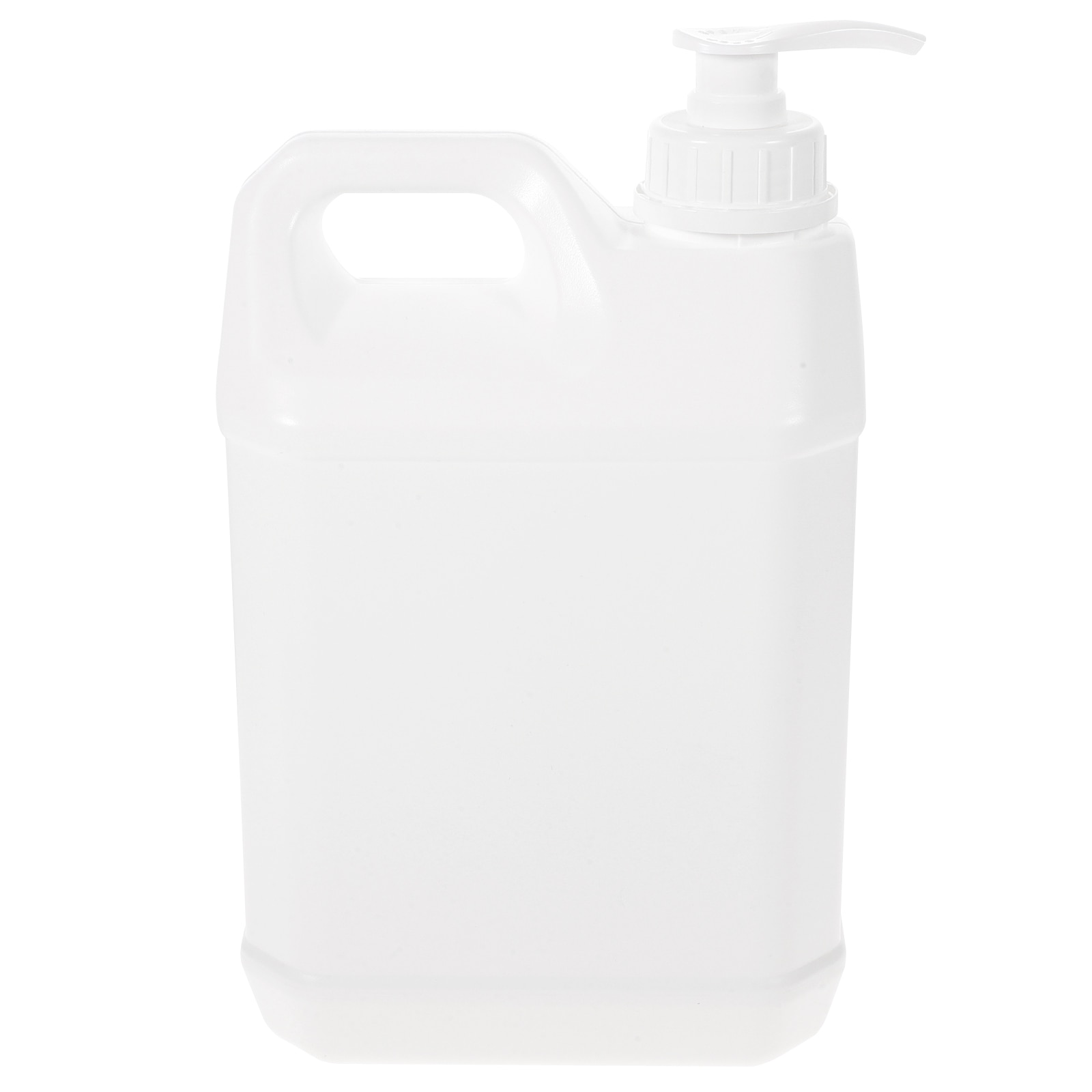 Jugs 25L Hand Pump Dispensers Cosmetics Storage Container for Home Mall Office White