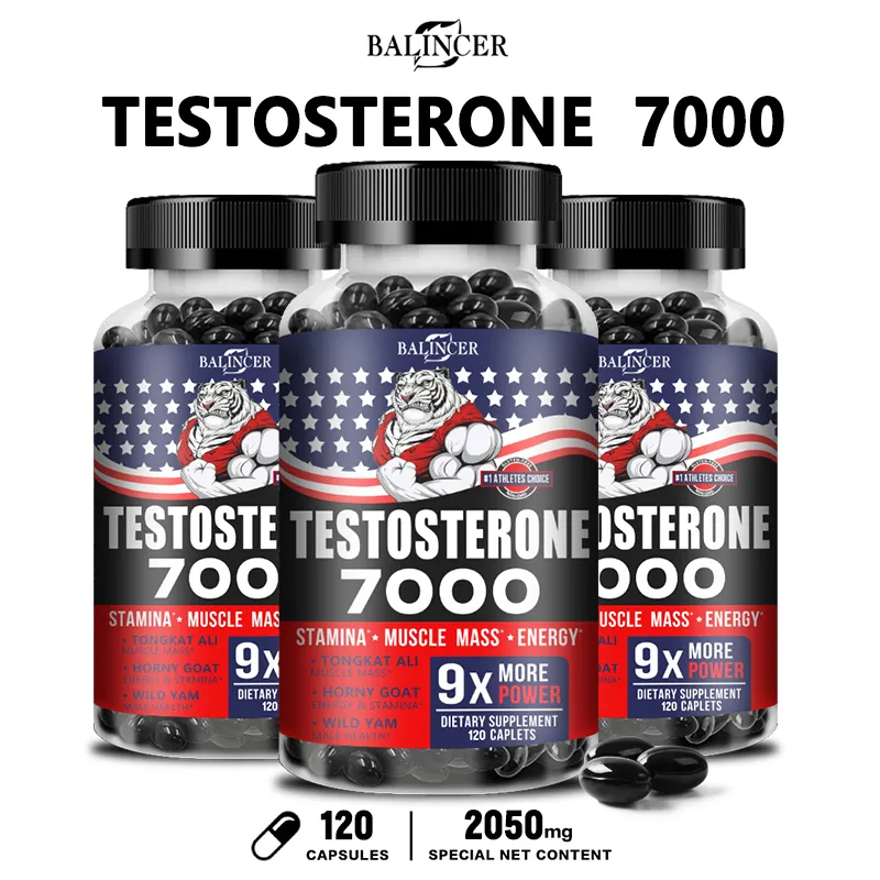 Balincer - Testosterone Supplement - Helps Increase Energy, Erection, Supports Endurance, Male Performance, Muscle Building