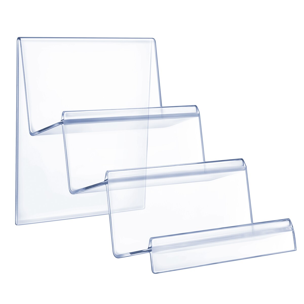 1 Pc 3- Tier Riser Display Shelf Wallet Display Stand Holder Jewelry Display Riser Shelf for Display or