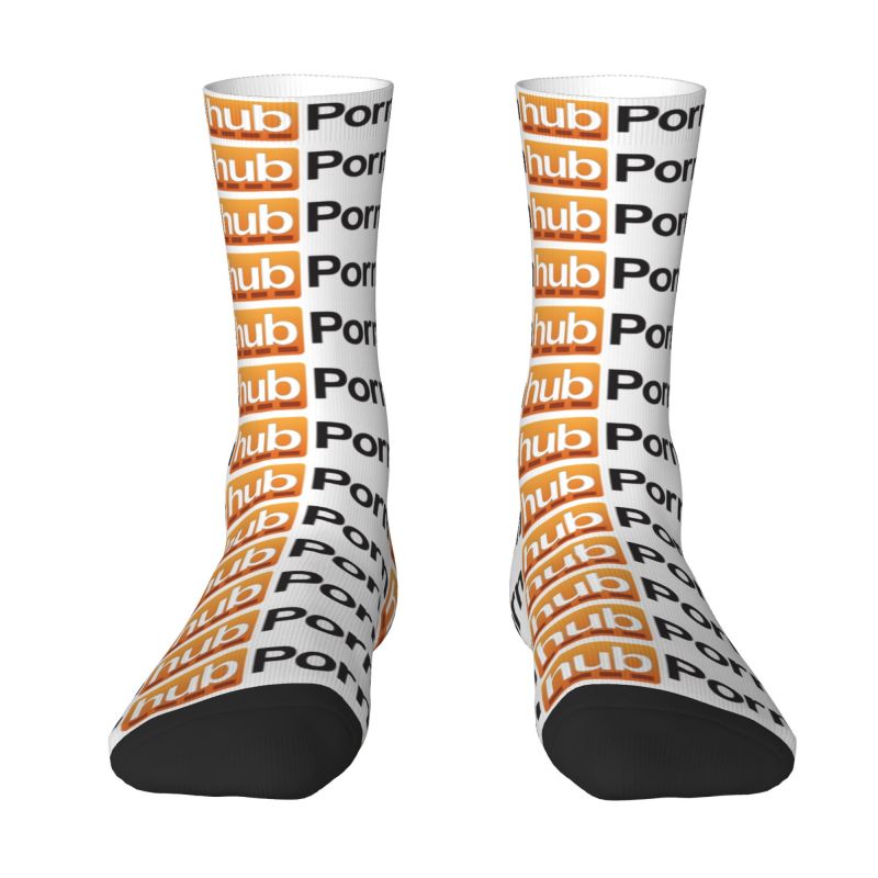 Pornhubs Men Women Crew Socks Unisex Cool Spring Summer Autumn Winter Dress Socks