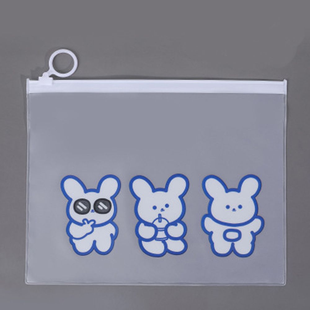 Pen Case Bear Document Bag Office Supplies Test Paper Folder File Storage Bag Bear File Bag File Folder Pencil Case