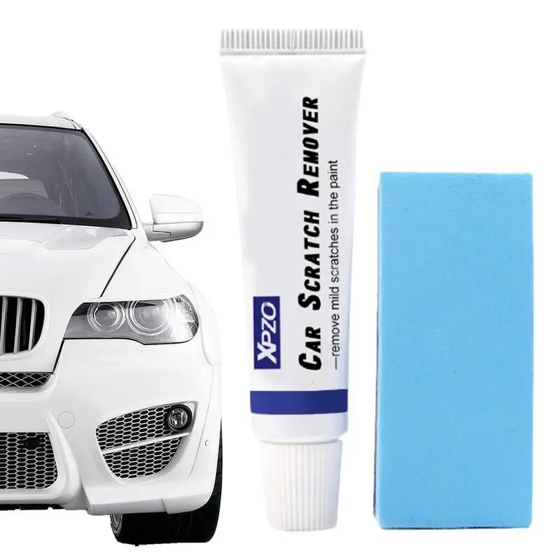 Car Scratch Repair Kit 20g Automotive Scuff Polish Restorer Paste With Sponge Car Maintenance Detailing Supplies Scratch Eraser