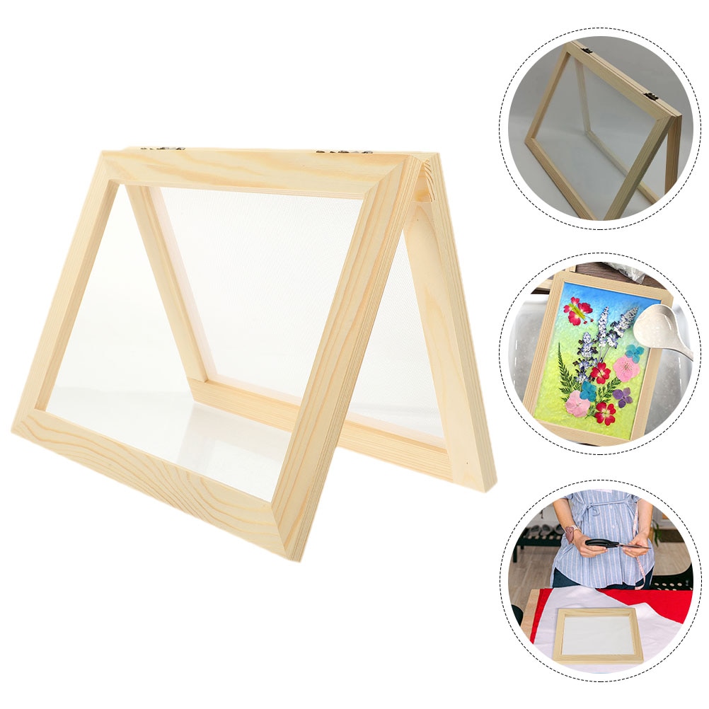 Paper Frame Handmade Making Tools Educational Toy Experiment Toys DIY Package Kids Wooden Child
