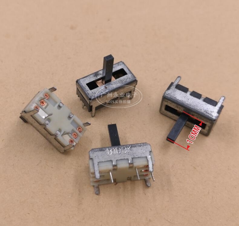 3 Piece 101N Single Sliding Potentiometer B100K With Midpoint 16MM 3 Feet Straight Slide Fader Handle Length 10MM