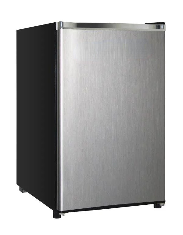 4.5 Cu. Ft. Compact Fridge with Chrome Trim - EFR492, Platinum