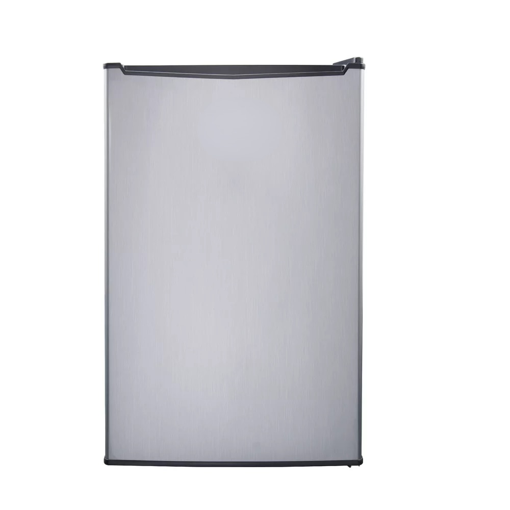 Cu Ft One Door Mini Fridge, Stainless Steel Look, Estar