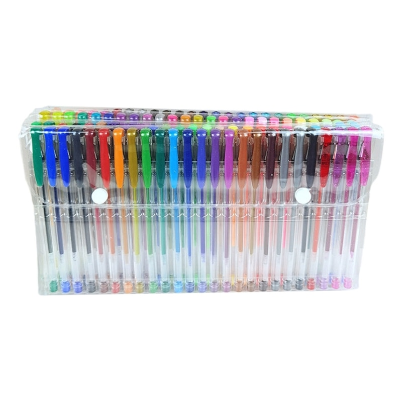 Gel Pens Fine Point 100pcs Non Toxic Colored Pen Set for Adult Coloring Books