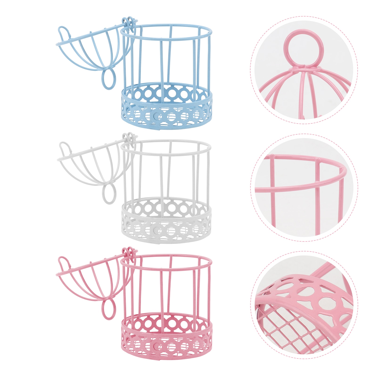 Mini Birdcage Ornament Jewerly Box Box Storage Adornment Fashion Decor Compact Chic Tabletop
