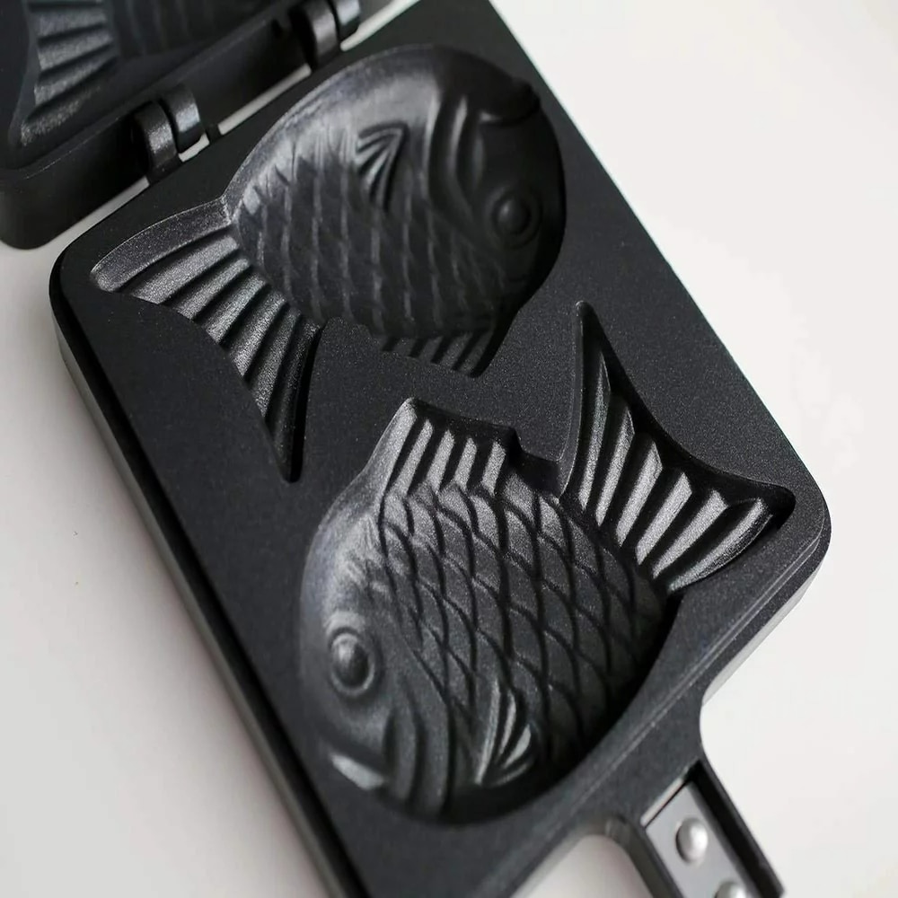 Sided Japanese Taiyaki Fish Shaped Casting Mold Pancake Maker KT00188