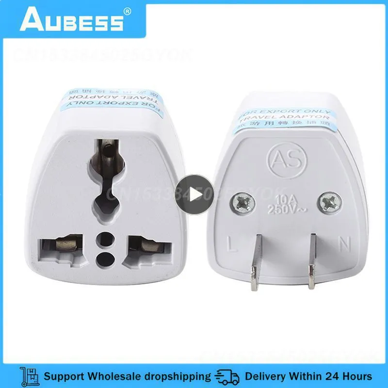 To EU Plug Adapter Korea KR Euro Europea To America China Canada UK AU Universal Travel Adapter AC Converter Power Adaptor