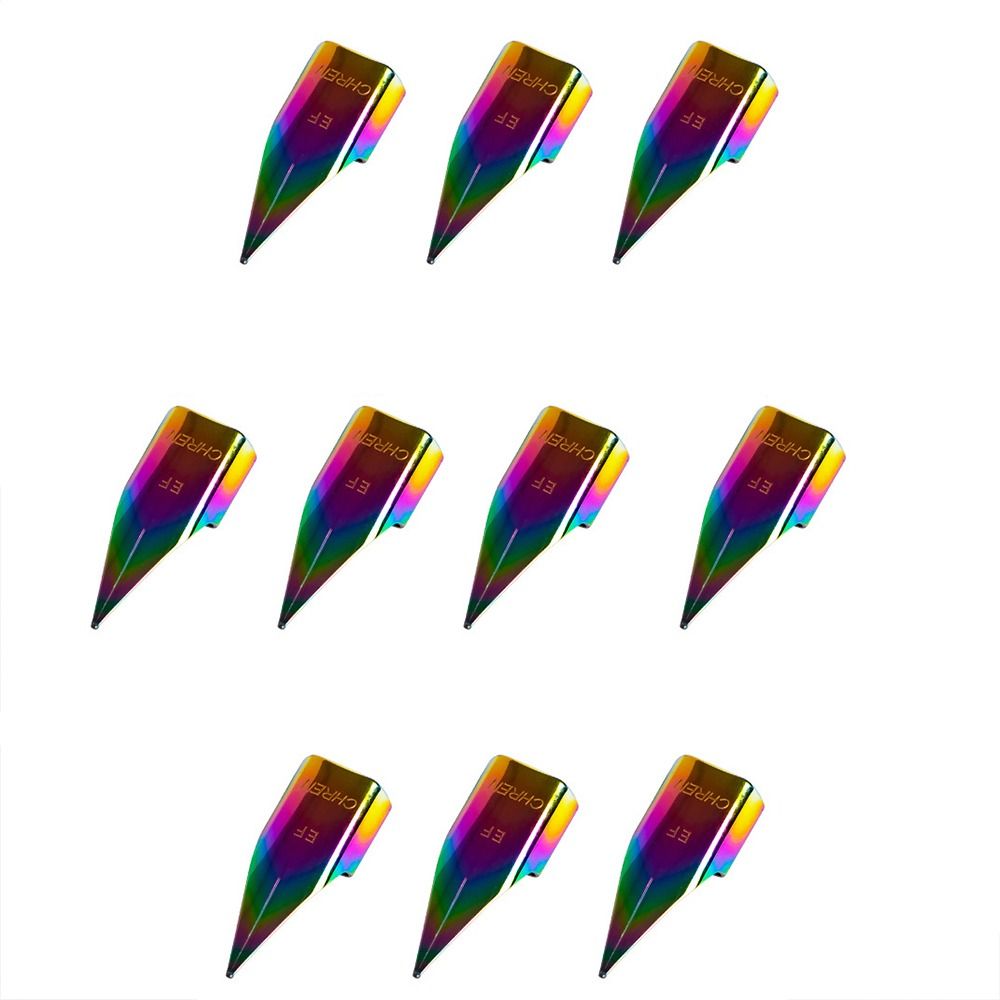 10PCS School Stationary Dazzling 0.38mm Pen Accessories Writting Tools Pen Tip Replacements Fountain Pen Nibs