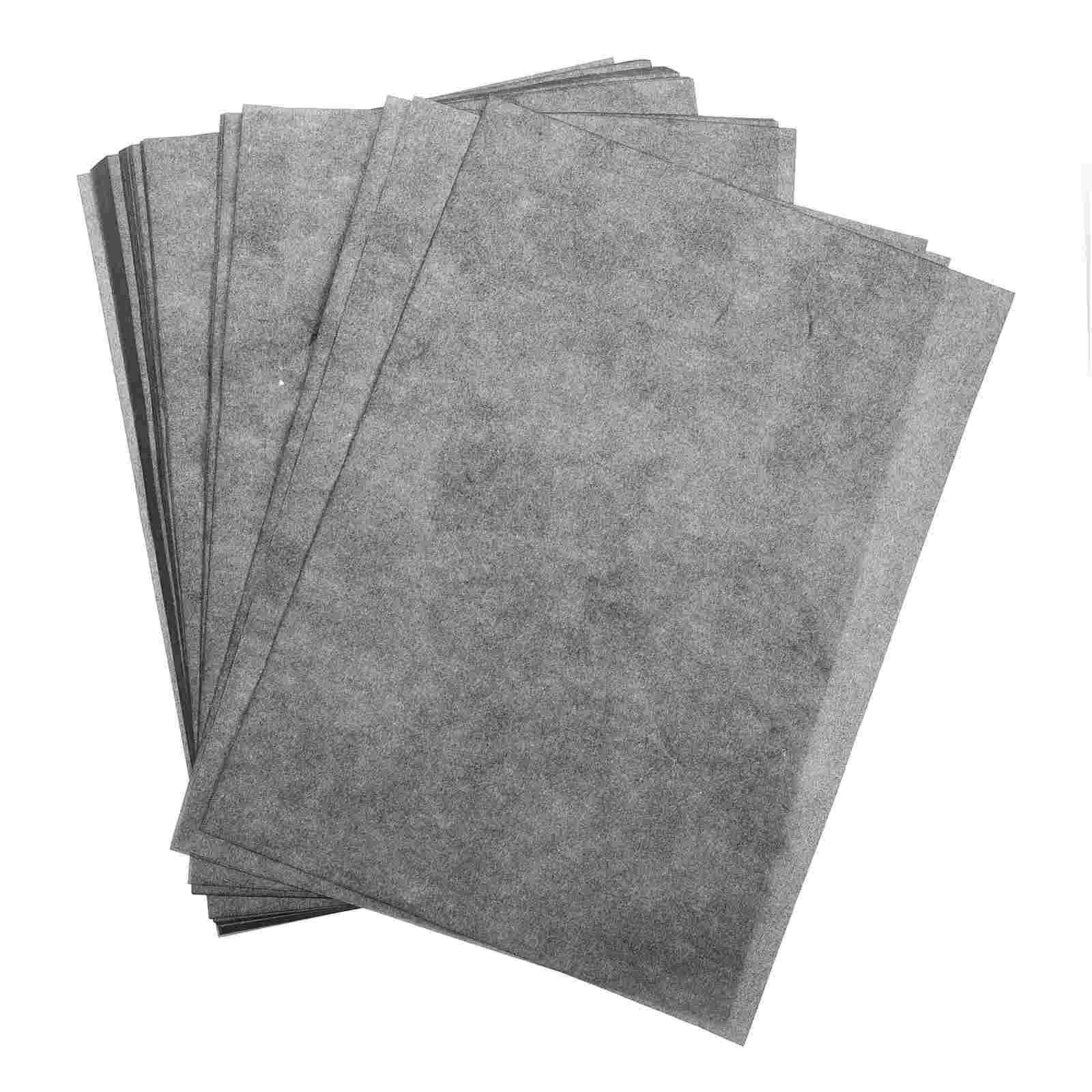 100 Sheets Graphite Carbon Transfer Printing Paper Black Drawing Supplies Tracing A4 Copy Home
