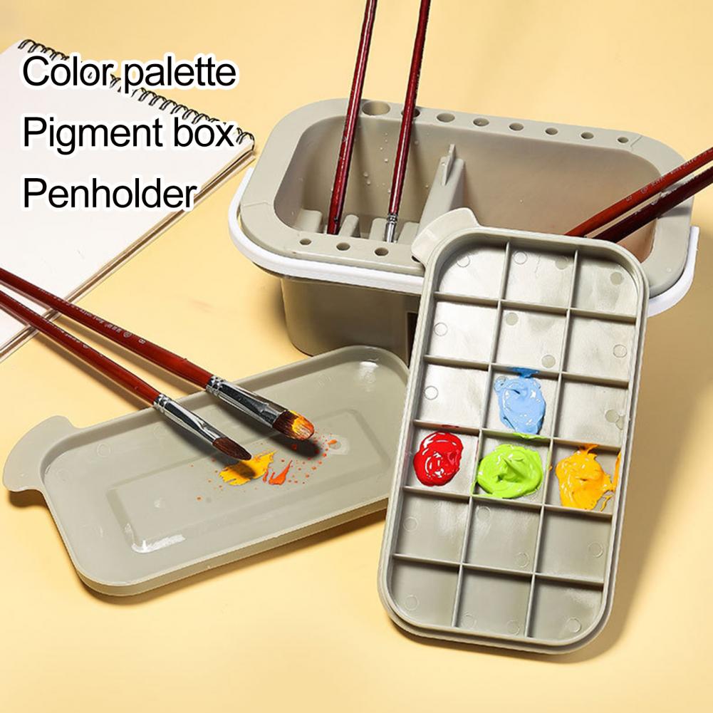 Paint Brush Wash Cup Multifunctional Brush Washing Bucket with Leak-proof Design Pen Holder Ideal Art Supply for Easy Paint Wash