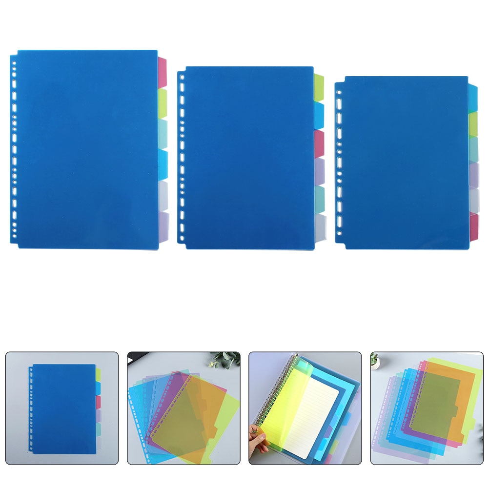 3 Sets Page Markers Book Binder Dividers Detachable Notepad Tabs Pp Supplies Notebook