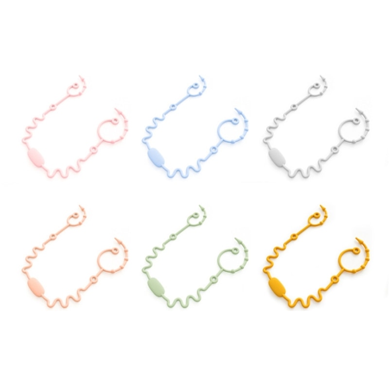 Multifunctional Baby Toy Strap Teether Holder Securely Fasten Pacifiers & Other Toy Perfect for Exploring & Chewing