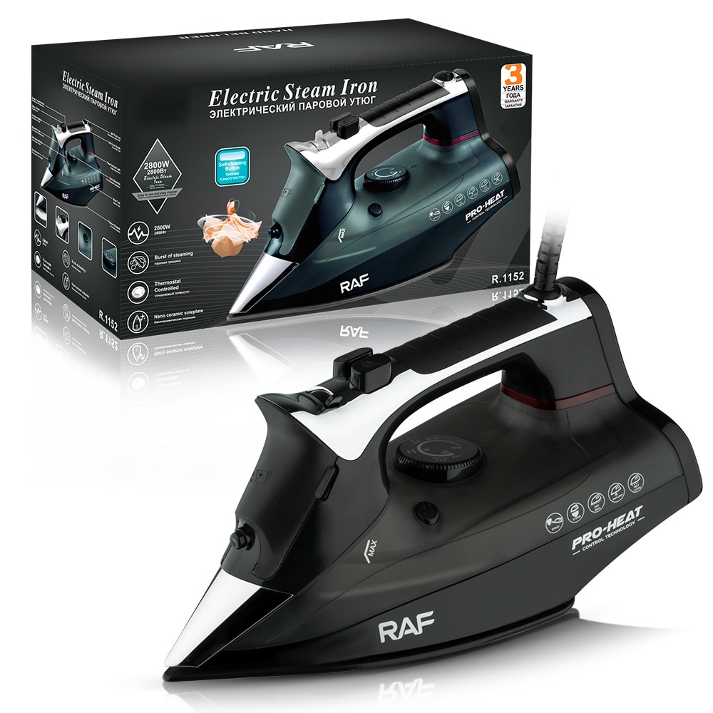 R.1152 Household Electric Steam Iron 2800W 350mL Multifunction Handheld Steam Ironing Machine Portable