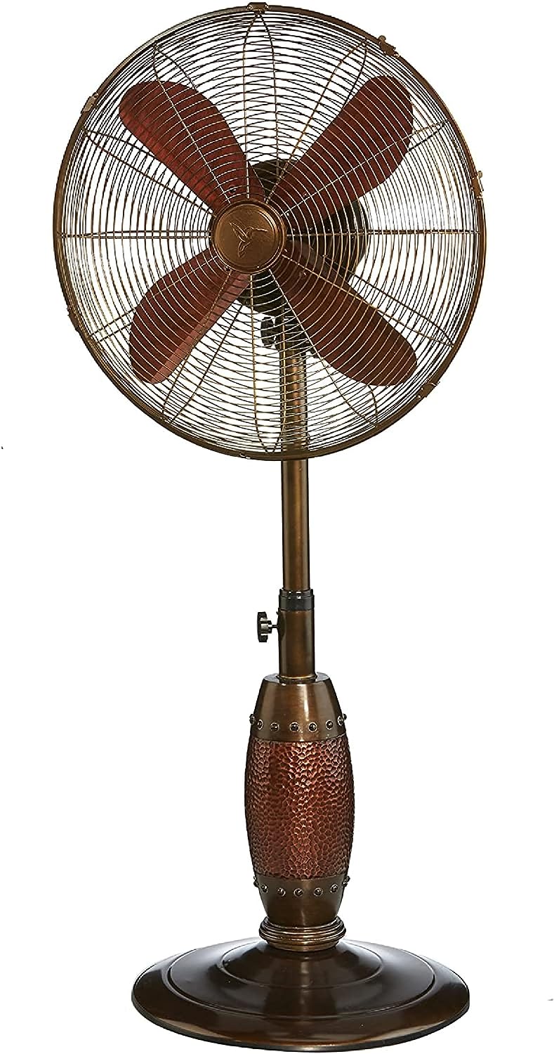 Aire Oscillating Indoor/Outdoor Standing Floor Fan for Cooling Your Area Fast - 3-Speeds, Adjustable 40-51 Inches in Height, Fit
