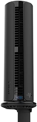 ATOM 2W AE Oscillating Fan with WALL Mount, Alexa Enabled,Black