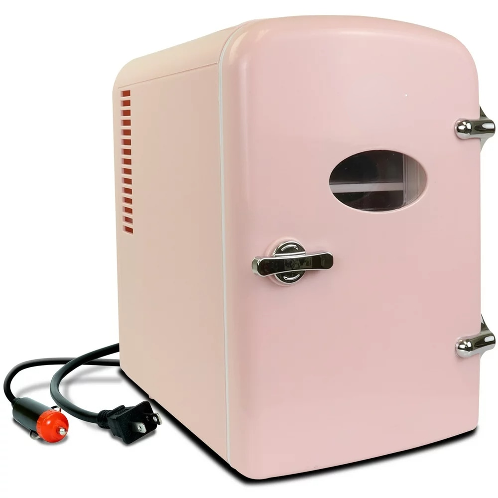 Can AC/ Retro Mini Cooler Personal Mini Fridge Refrigerator,