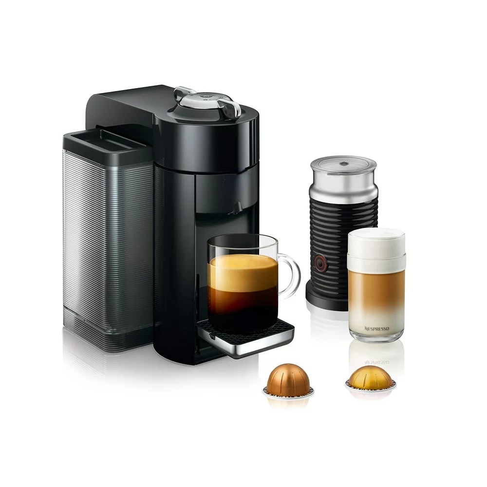 Coffee and Espresso by with Aeroccino, Black