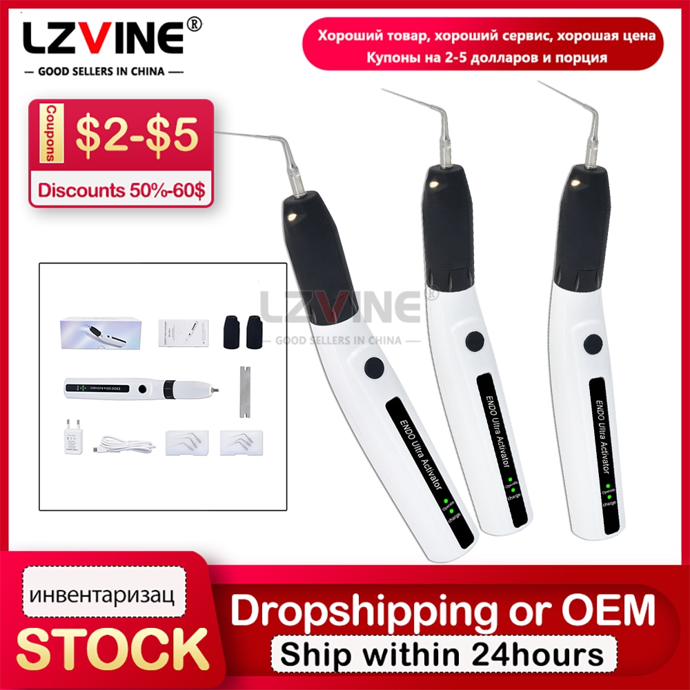 Dental Wireless Endo Ultra Activator Dentistry Ultrasonic Activator Ultra Sonic LED Portable Cordless Endodontia Laboratory Tool