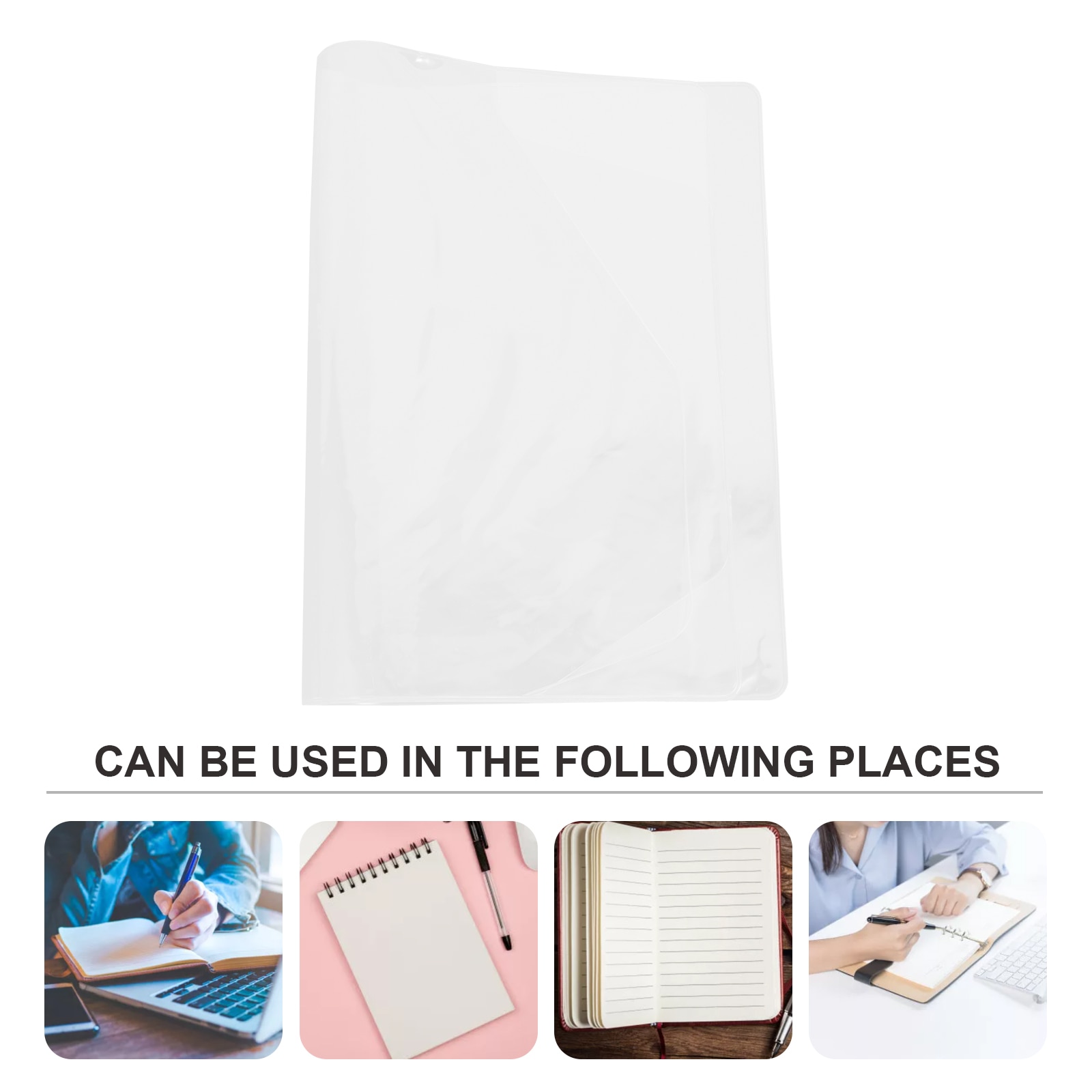 Plastic Book Covers A5 Transparent Protective Case Scrapbook Jacket Students Textbook Film Pvc Anti-wear Clear